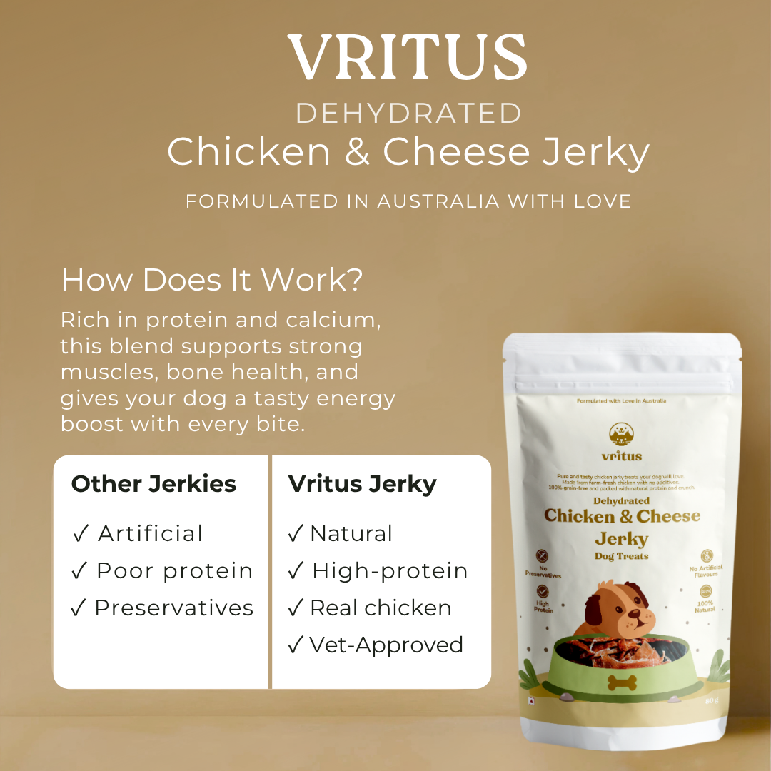 Chicken & Cheese Jerky | 80G