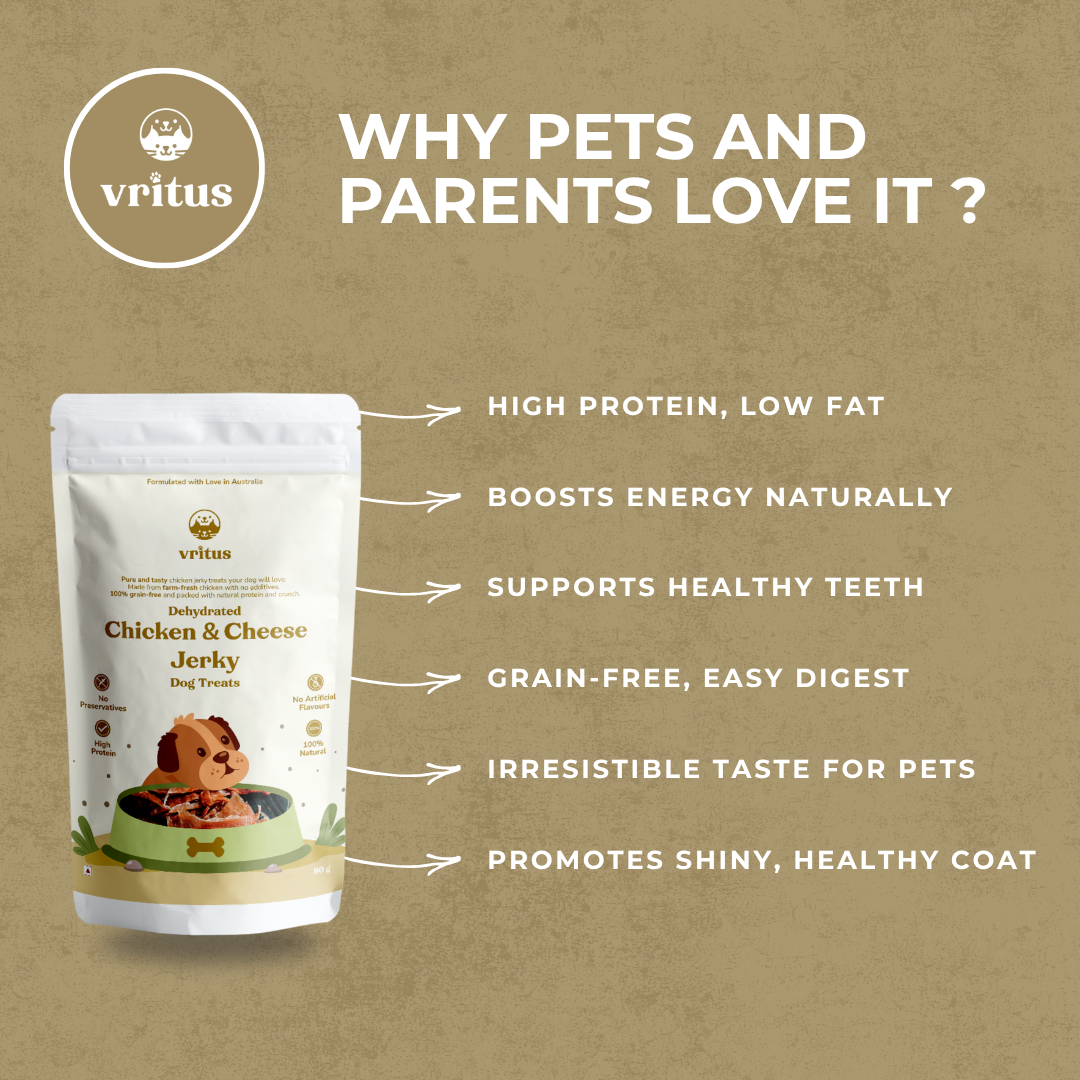 Chicken & Cheese Jerky | 80G