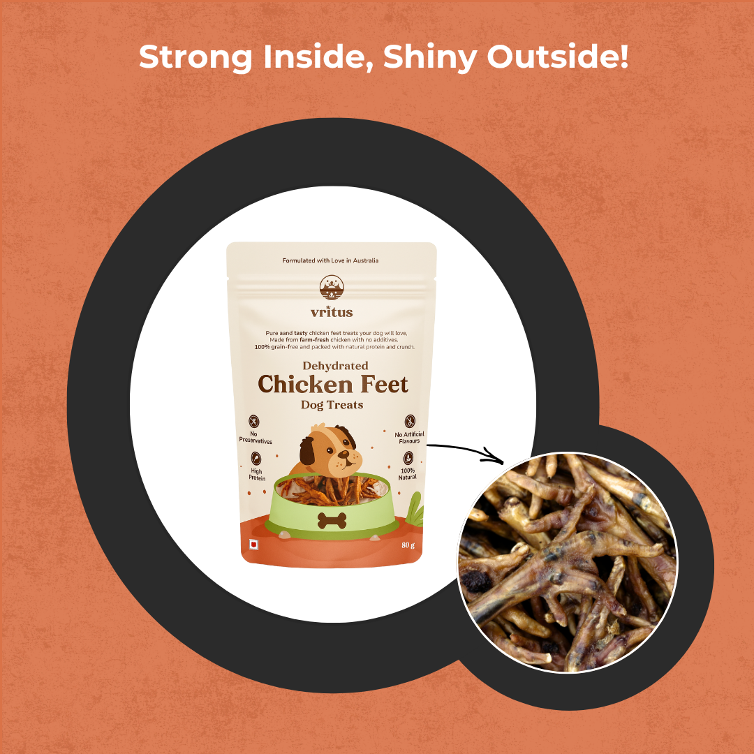 Dehydrated Chicken Feet  | 80g