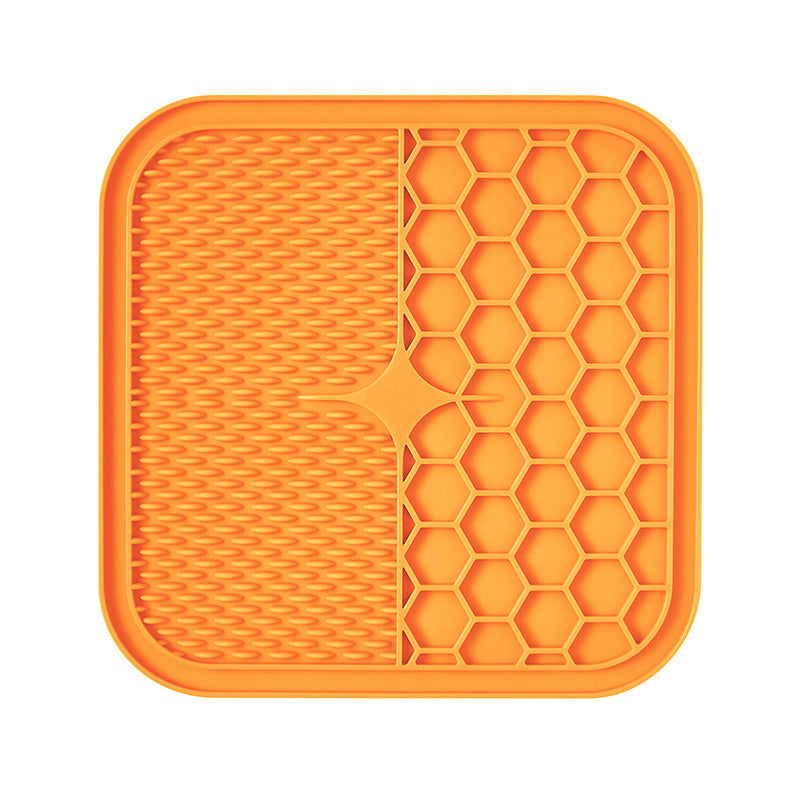 HexGrip Pet Licking Pad Slow Feeder Bowl