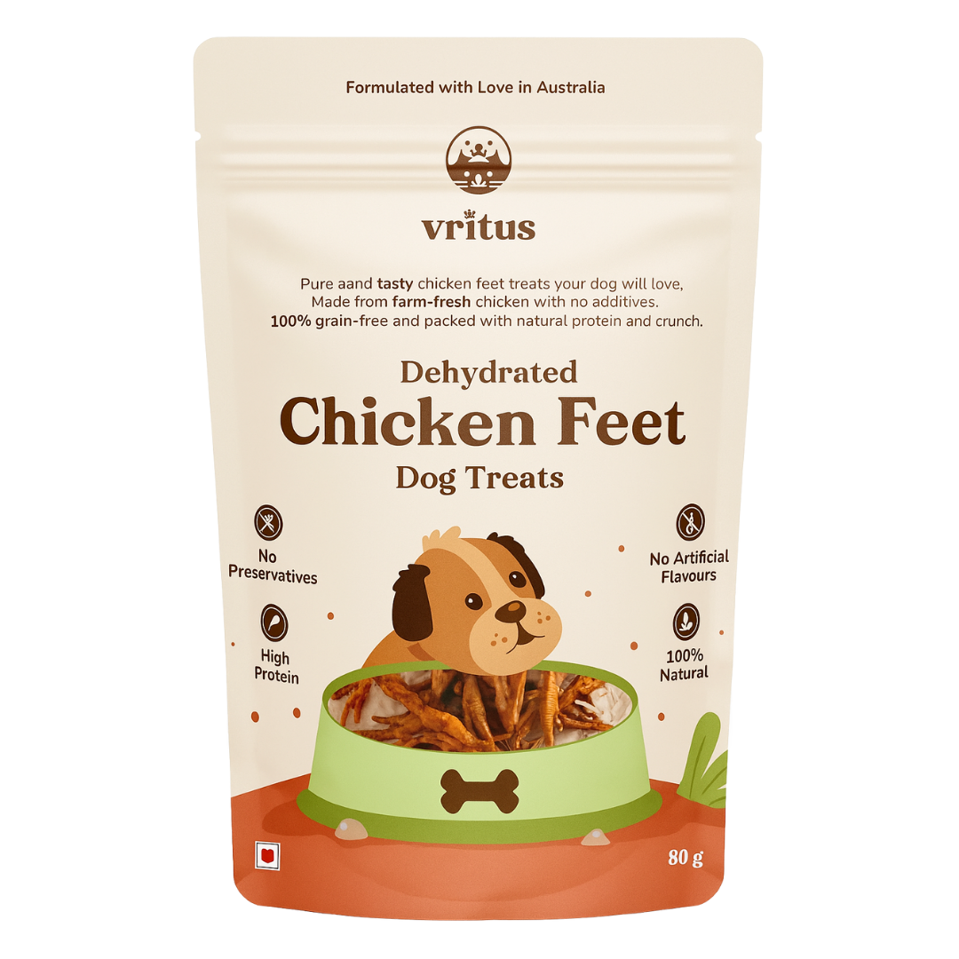 Dehydrated Chicken Feet  | 80g
