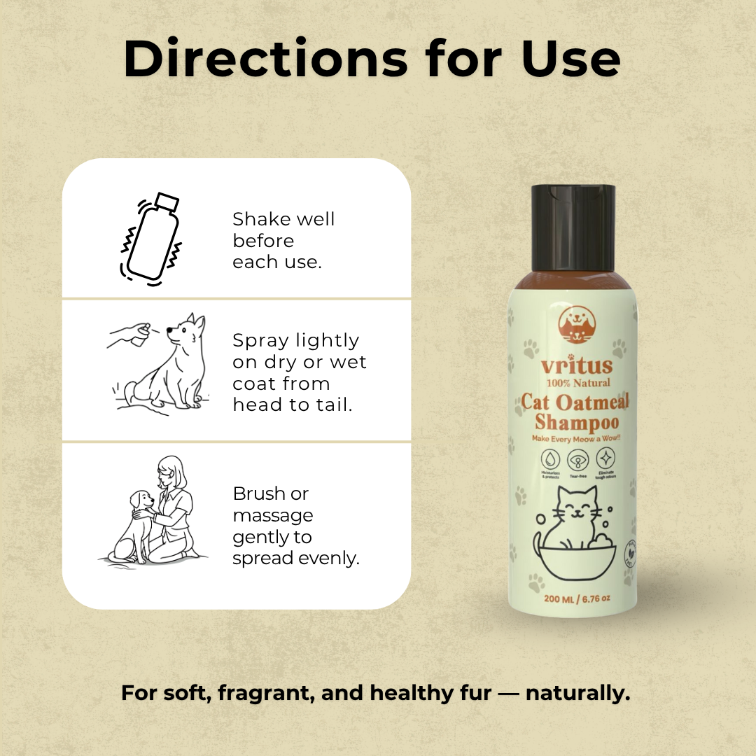 Cat Oatmeal Shampoo