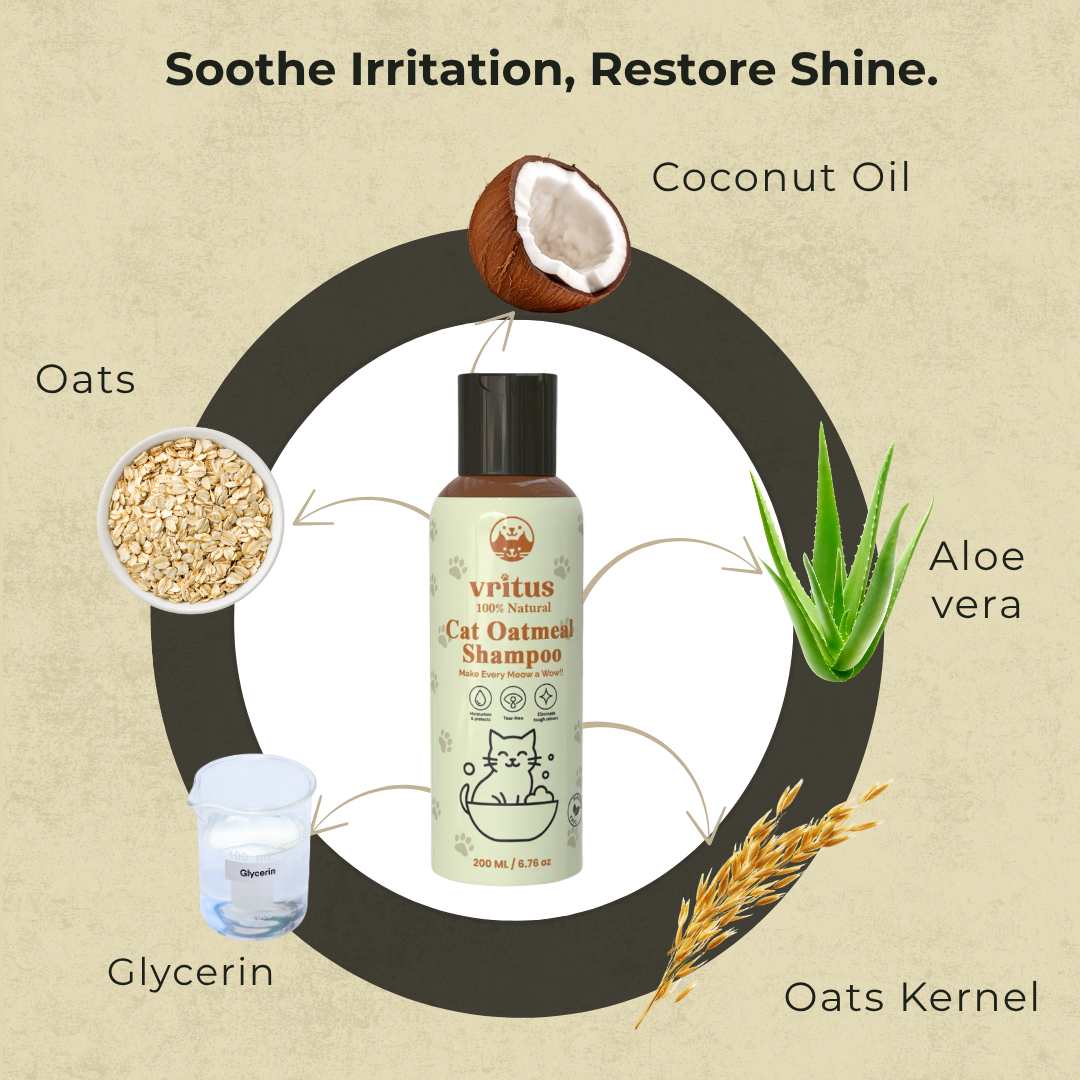 Cat Oatmeal Shampoo
