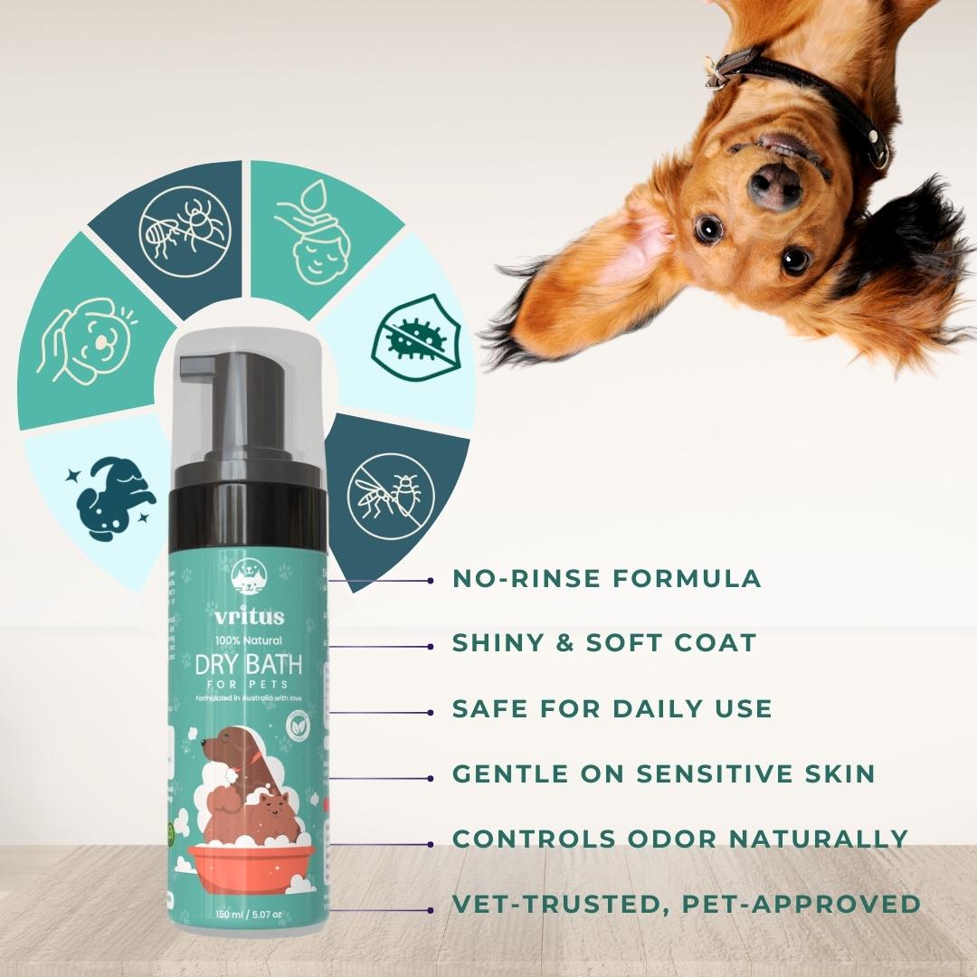 Dry Bath & Tick - Flea Soap Combo